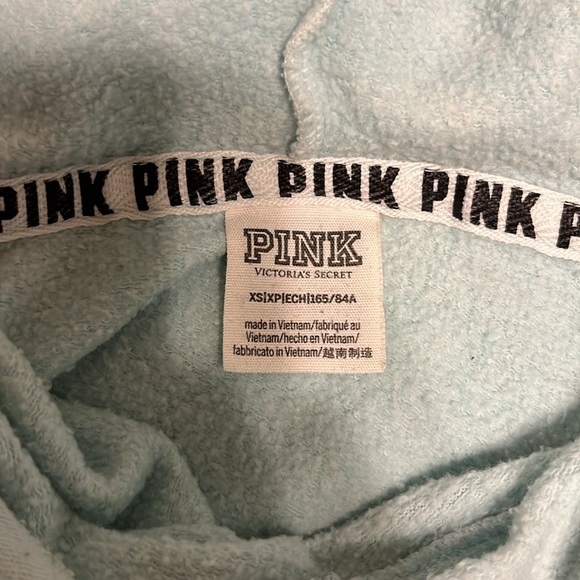 PINK cropped sweatshirt, size XS - Picture 3 of 3